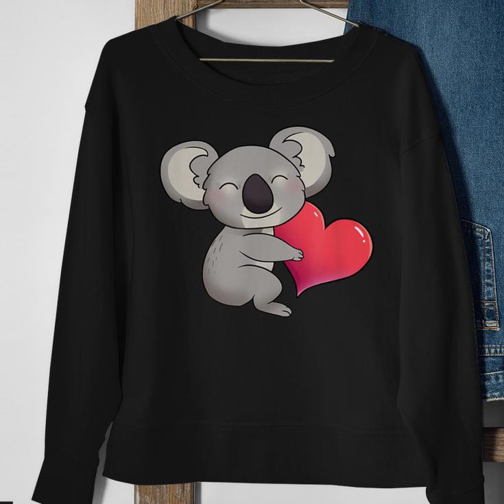 Koala Conservation Support Wildlife With Adorable Koala Bear Sweatshirt Gifts for Old Women