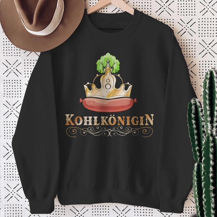 Kohlkönin Kohlfahrt Kohltour Grünkhl North German Sweatshirt Geschenke für alte Frauen