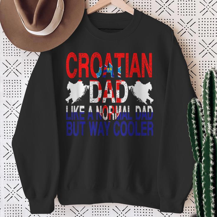 Kroatischerater Kroatischeratertag Sweatshirt Geschenke für alte Frauen