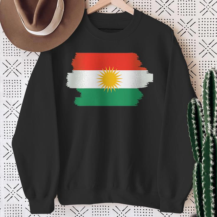 Kurdistan Flag Chest Kurdish Kurd Sweatshirt Geschenke für alte Frauen