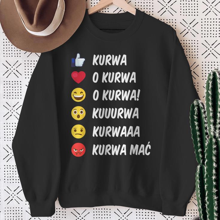 Kurwa Mac Polish Slang For Poland Sweatshirt Geschenke für alte Frauen