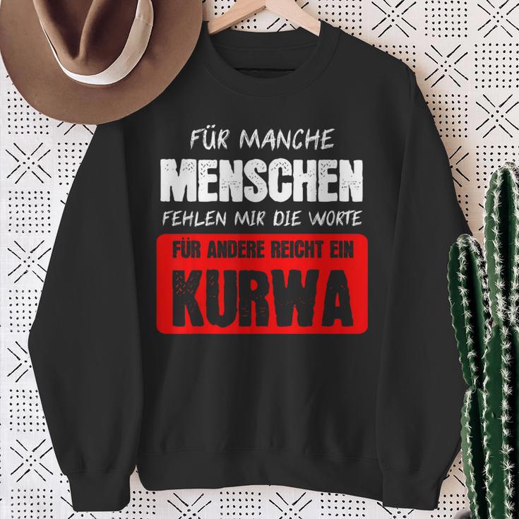 Kurwa Poland Pole Warsaw Sweatshirt Geschenke für alte Frauen