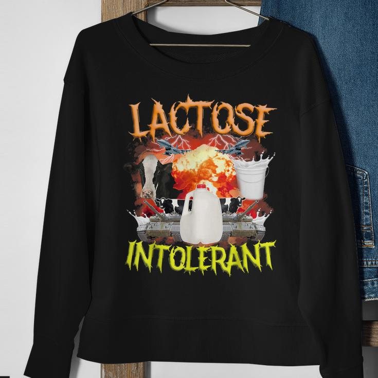Lactose Intolerant Sarcasm Oddly Specific Meme Sweatshirt Gifts for Old Women