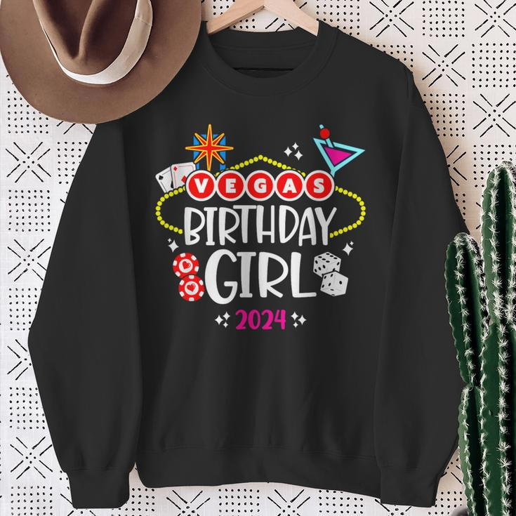 Las Vegas Birthday Vegas Girls Trip Vegas Birthday 2024 Sweatshirt Gifts for Old Women