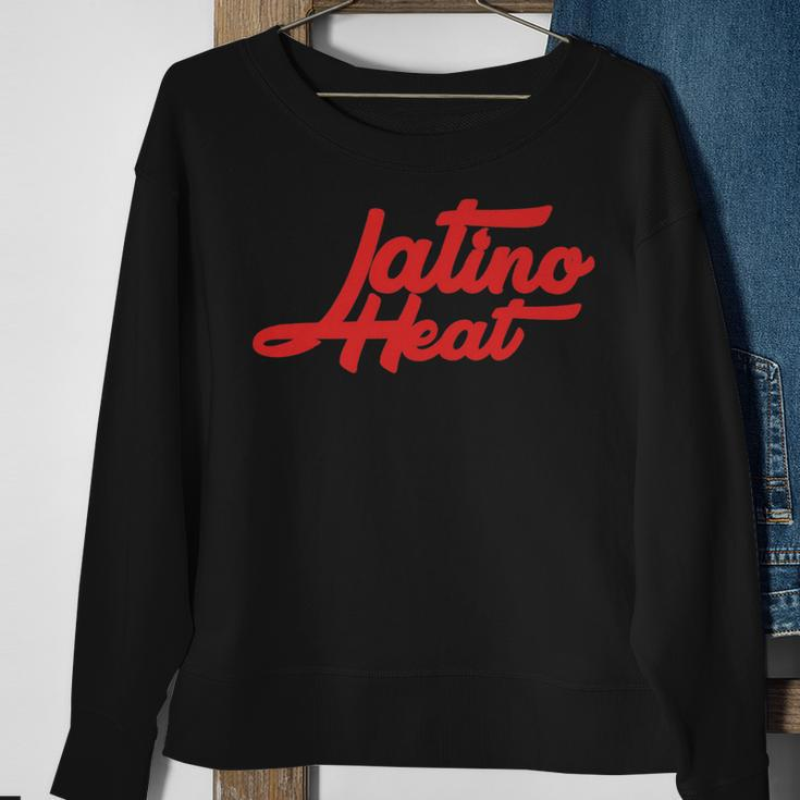 Latin Heritage Latino Heat Sweatshirt Gifts for Old Women