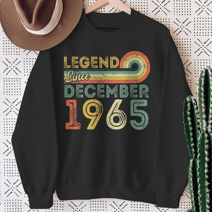 Legend Since December 1965 December 1965 Birthday Sweatshirt Gifts for Old Women
