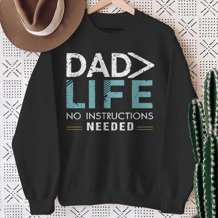 Legendary Awesome Dad Family Father's Day Sweatshirt Gifts for Old Women