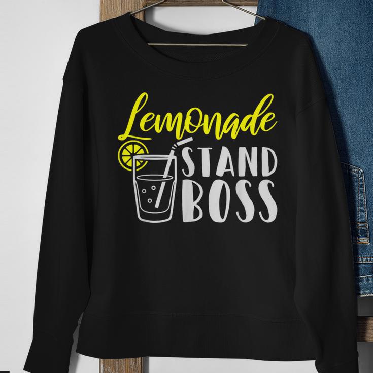 Lemonade Stand Boss Lemon Juice Sweatshirt Gifts for Old Women