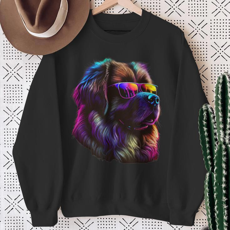 Leonberger Dog Leonberger Sweatshirt Geschenke für alte Frauen