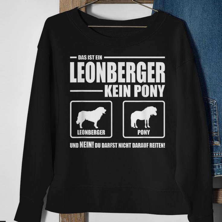 Leonberger Kein Pony Dog Dog Saying Dog Sweatshirt Geschenke für alte Frauen