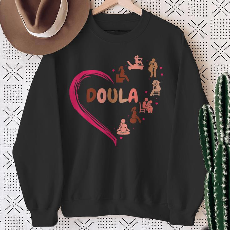 Let's Doula This Doula For Labor Support Sweatshirt Gifts for Old Women