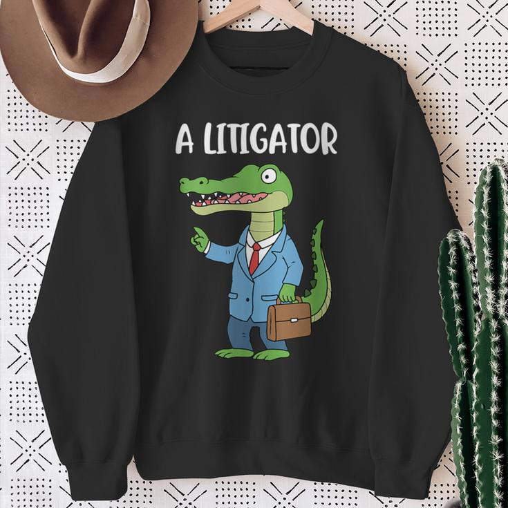 A Litigator Sweatshirt Gifts for Old Women