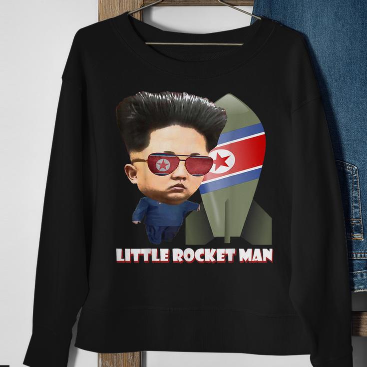 Little Rocket Man Kim Jong-Un Sweatshirt Gifts for Old Women