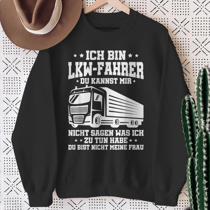 Lkw-Fahrer Lustiges Trucker Ich Bin Lkwfahrer Truck Sweatshirt Geschenke für alte Frauen