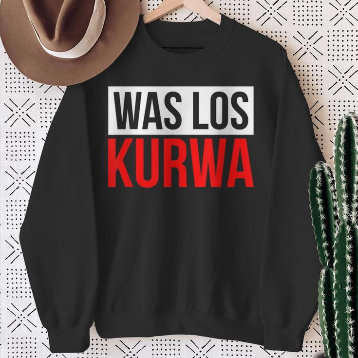 Was Los Kurwa Pole S Sweatshirt Geschenke für alte Frauen