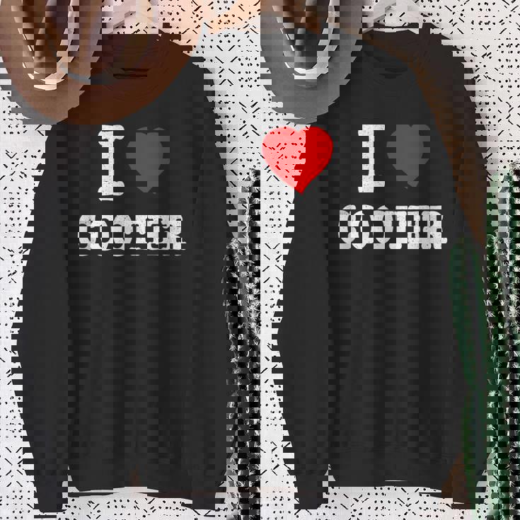 I Love Cooter Heart Cooter Lover Sweatshirt Gifts for Old Women