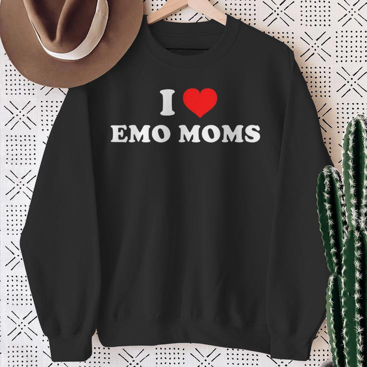 I Love Emo Moms Sweatshirt Gifts for Old Women
