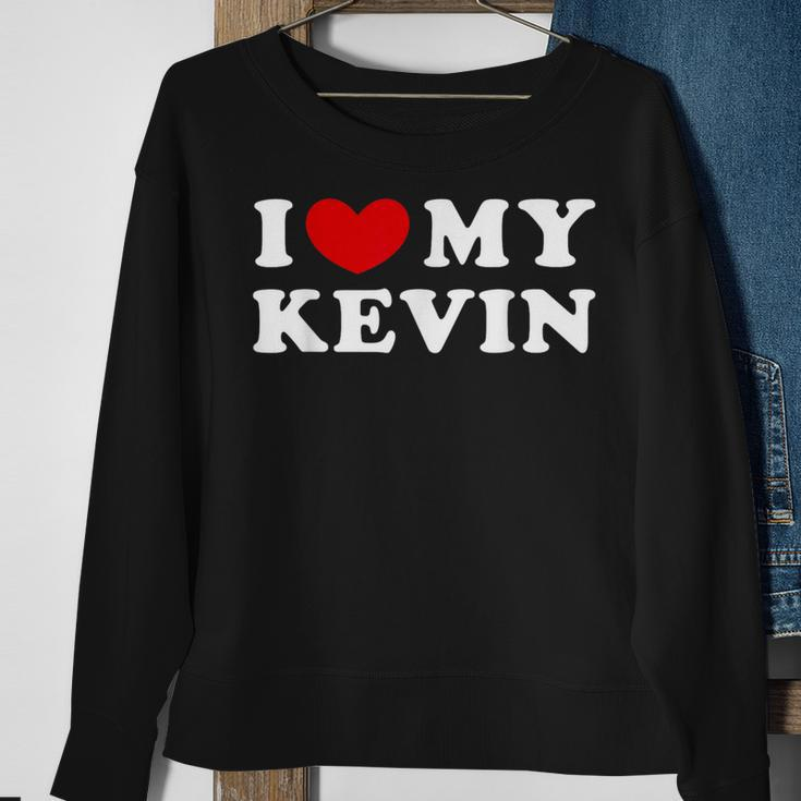 I Love My Kevin I Love My Kevin Sweatshirt Geschenke für alte Frauen