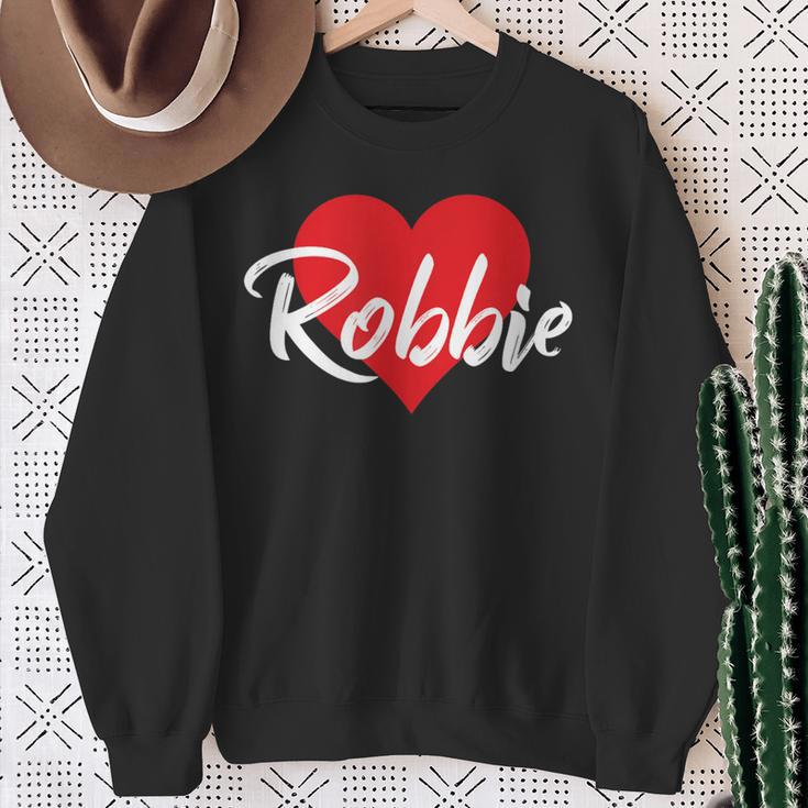 I Love Robbie I Love Robbie S Sweatshirt Geschenke für alte Frauen