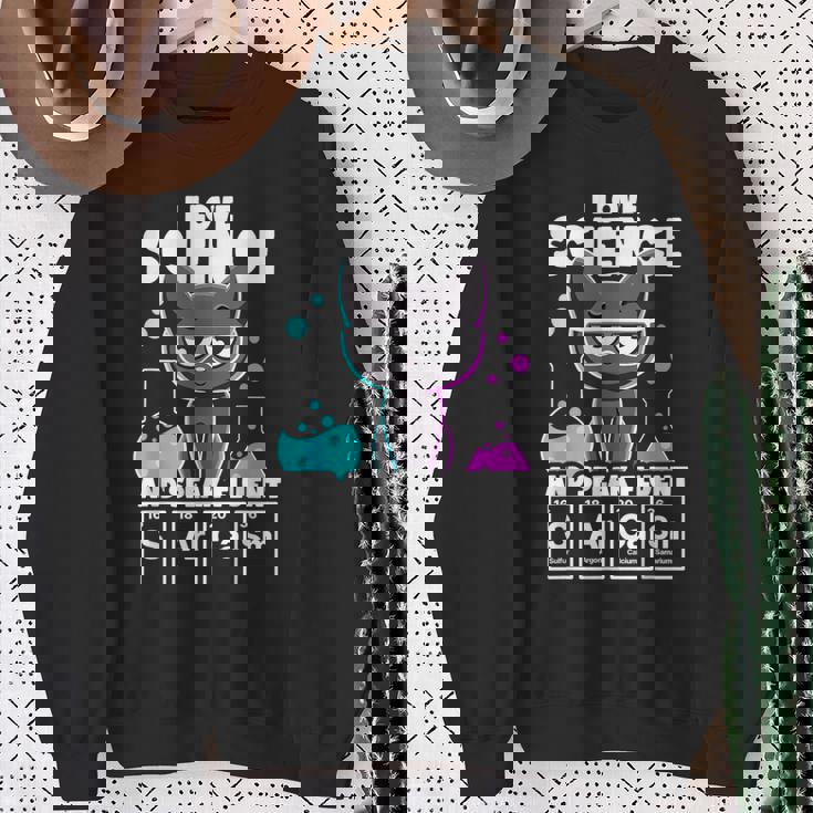 I Love Science And Speak Fluent Sarcasm Nerd Chemistry Sweatshirt Gifts for Old Women