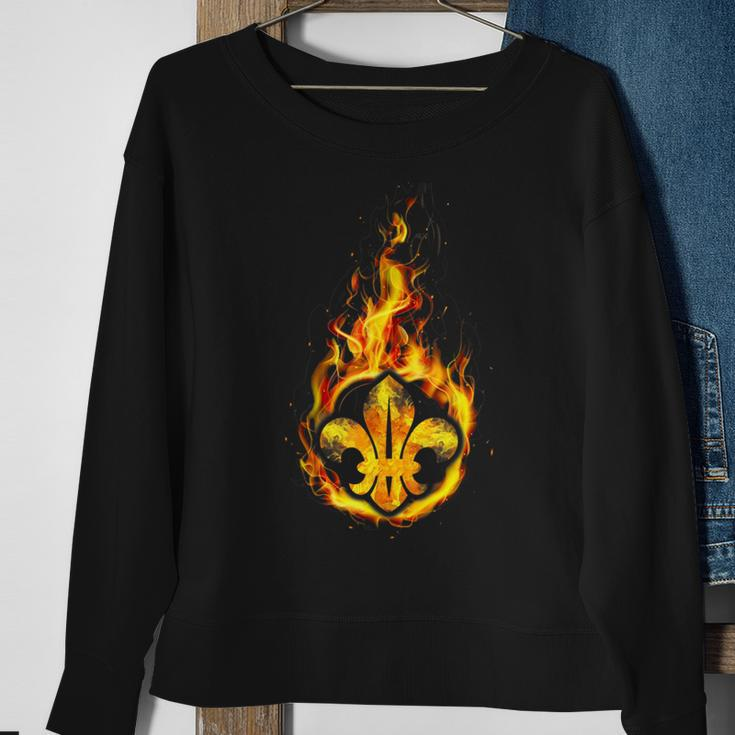 I Love Scouting Fire Scout Leader Best Cool Scout Sweatshirt Gifts for Old Women
