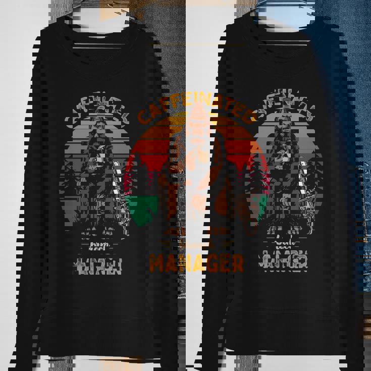 Lumberjack Art Tree Logger Arborist Branch Manager Sweatshirt Gifts for Old Women