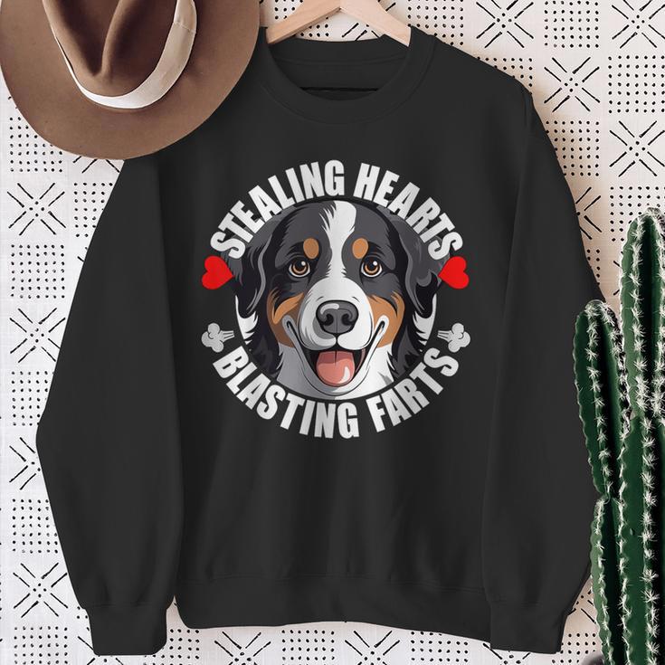 Lustiger Appenzeller Sennenhund Herzen Stehlen Sprengfurze Sweatshirt Geschenke für alte Frauen