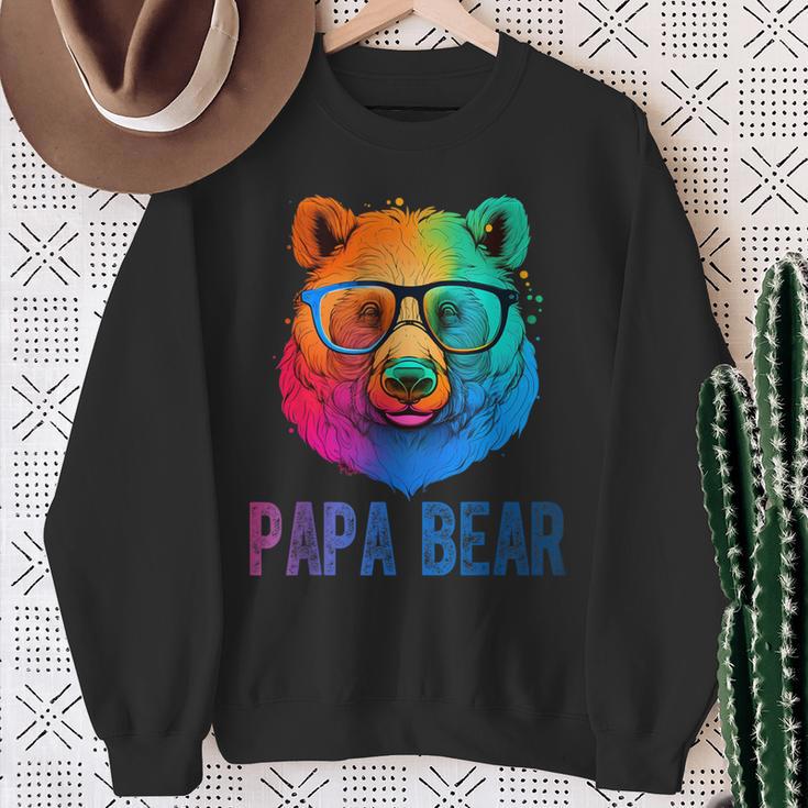 Lustiger Papa-Bär-Vatertag Opa-Vater Sweatshirt Geschenke für alte Frauen