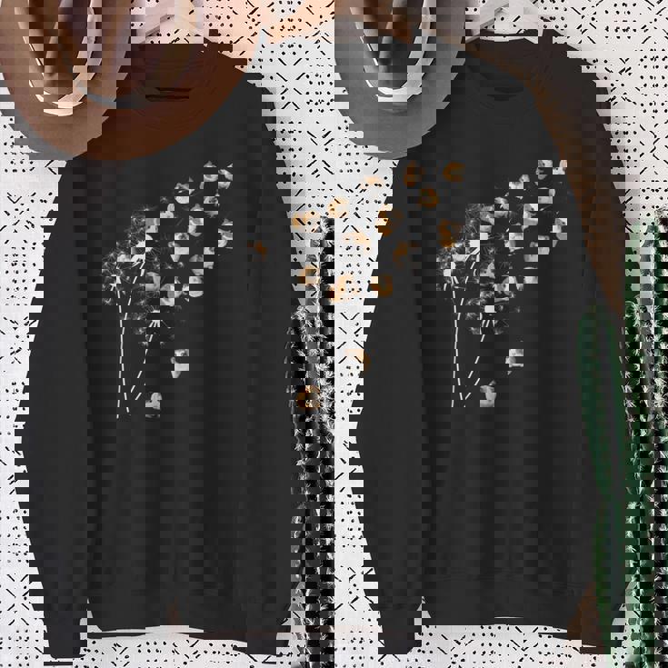 Lustiges Löwenzahn-Meerschweinchen-Kollektion Süßes Meerschweinchen-Sammlung Sweatshirt Geschenke für alte Frauen