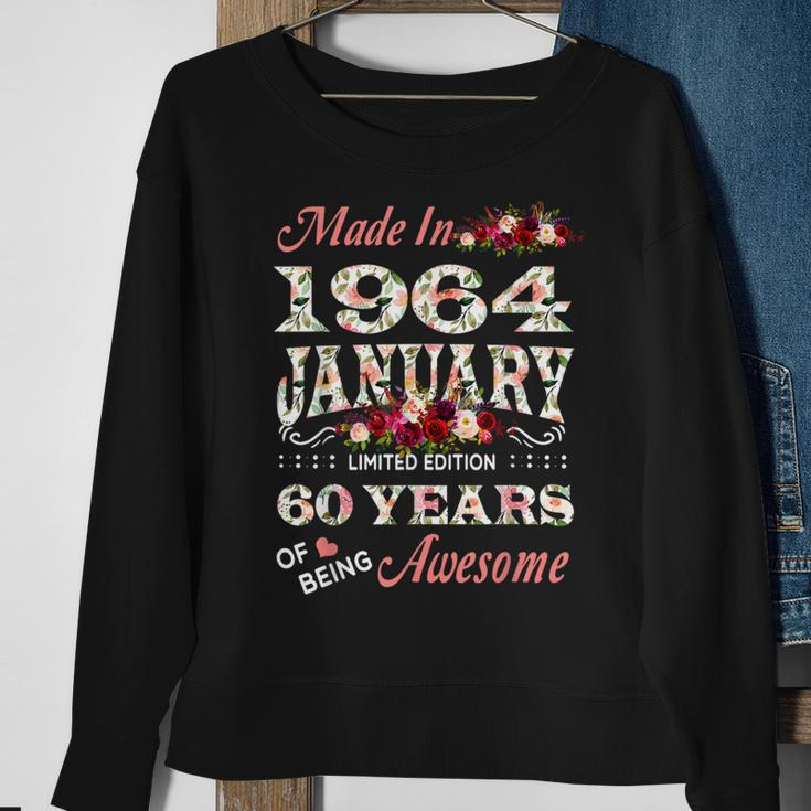 Made In January 1964 Limited Edition 60Th Birthday For Women Sweatshirt Gifts for Old Women