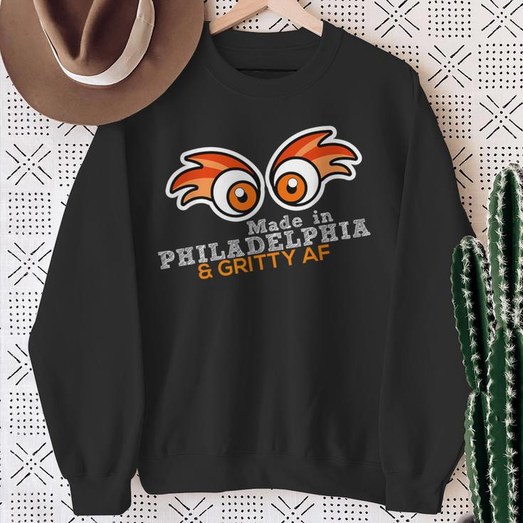 Made In Philadelphia And Gritty Af Sweatshirt Gifts for Old Women