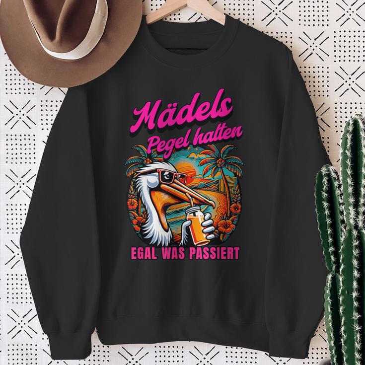 Mädels Pegel Halten Mallorca Party Sweatshirt Geschenke für alte Frauen