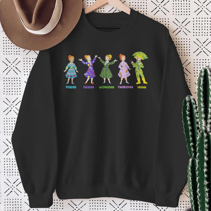 Magic School Bus Take Chances Make Mistakes Get Messy Sweatshirt Gifts for Old Women