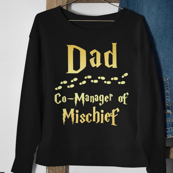 Magical Dad Manager Of Mischief Birthday Family Matching Sweatshirt Gifts for Old Women
