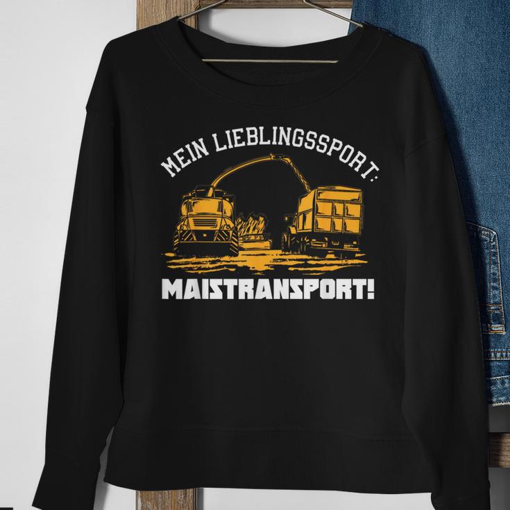 Maistransport For Farmer Or Farmer Sweatshirt Geschenke für alte Frauen