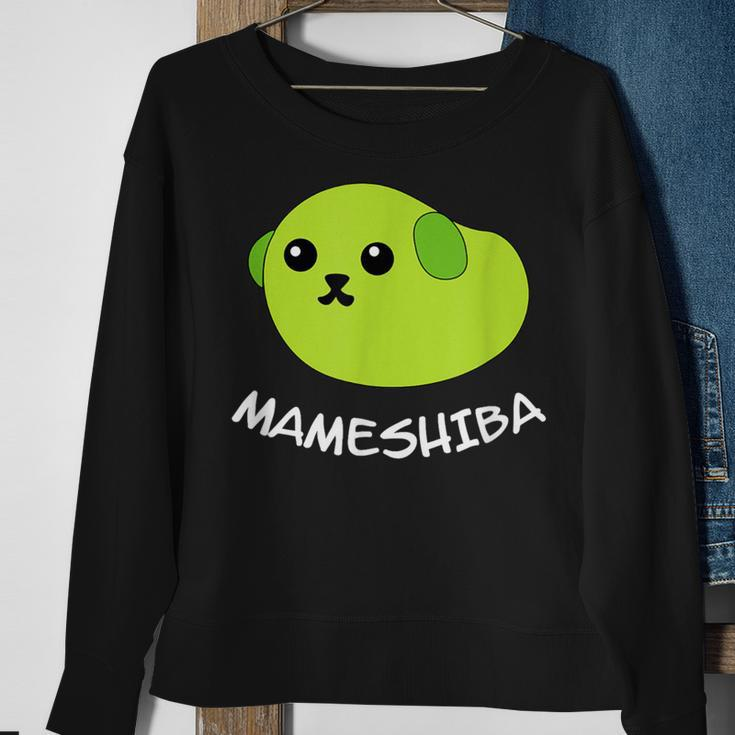 Mameshiba Edamame Bean Dog With Cute Grean Pea Sweatshirt Gifts for Old Women