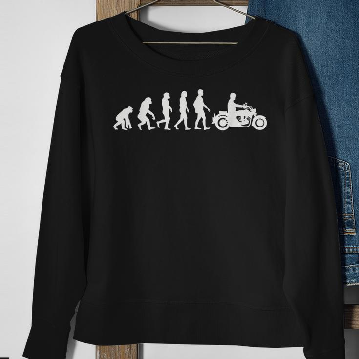 Man Evolution Cruiser Motorcycle Sport Sweatshirt Gifts for Old Women
