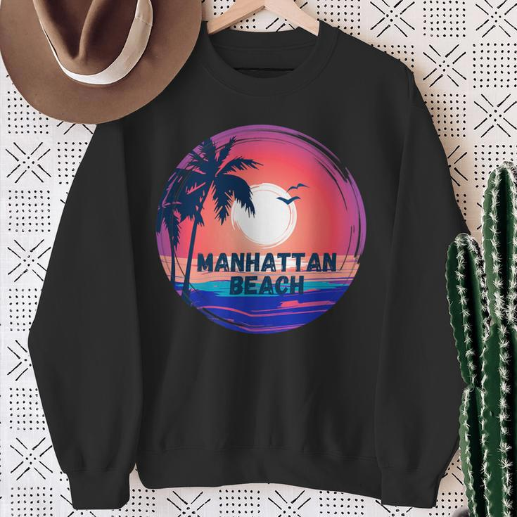 Manhattan Beach Lifestyle Sweatshirt Gifts for Old Women