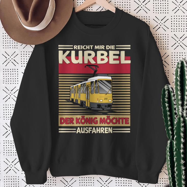 Männer Kurbel Kt4d Straßenbahnfahrer Straßenbahn Sweatshirt Geschenke für alte Frauen