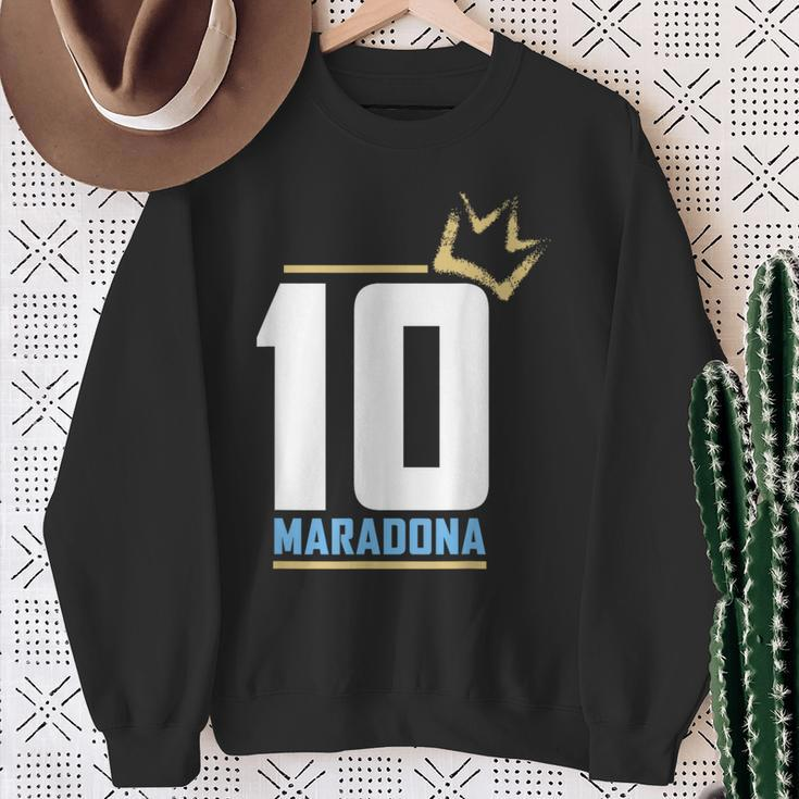 Maradona Sueno Bendito El 10 Sweatshirt Geschenke für alte Frauen