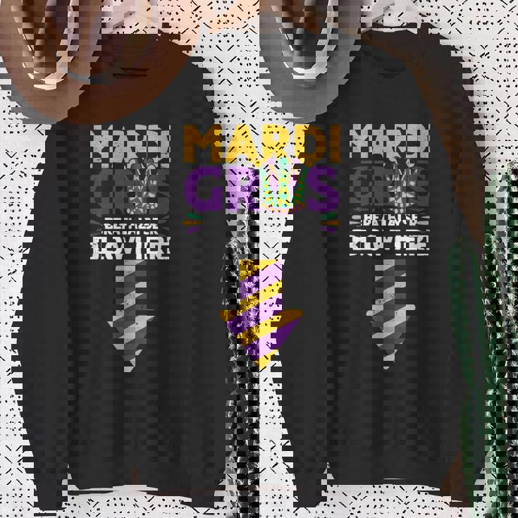 Mardi Gras Breathalyser Blow Here Adult Mardi Gras Men Sweatshirt Gifts for Old Women Mardi Gras Breathalyser Blow Here Adult Mardi Gras Men Sweatshirt Gifts for Old Women