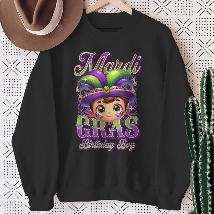 Mardi Gras Geburtstag Junge Kinder Männer Sohn Papa Ehemann Nola Sweatshirt Geschenke für alte Frauen