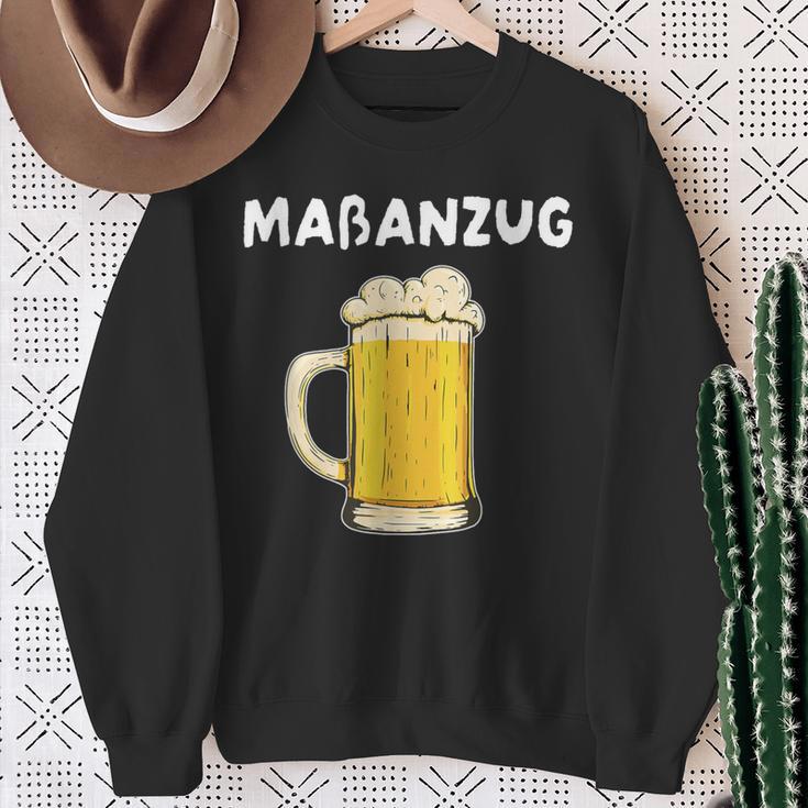 Maßanzug Maß Bier Hopfen Biertrinker Feiern Grill Fun Party Sweatshirt Geschenke für alte Frauen