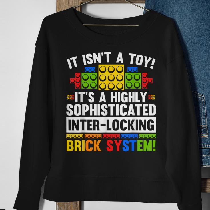 Master Builder Bricks Blocks Play Toys Sweatshirt Gifts for Old Women