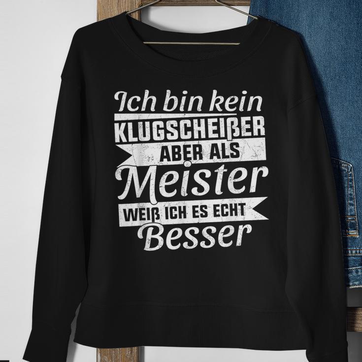 Master Exam Saying Handwerk Meister Sweatshirt Geschenke für alte Frauen