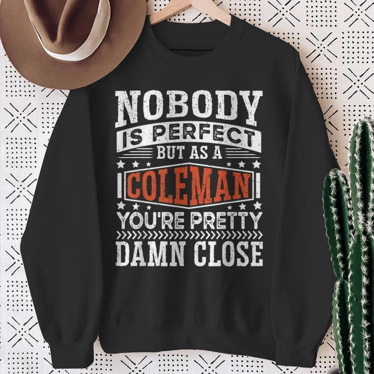 Matching Coleman Family Name Family Reunion Coleman Sweatshirt Gifts for Old Women