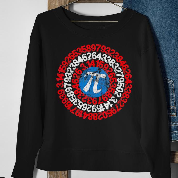 Mathematician Captain Pi Superhero Math Nerd Geek Pi Day Sweatshirt Gifts for Old Women