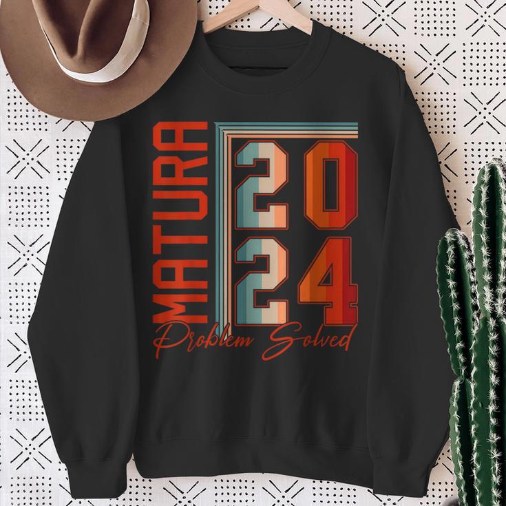 Matura 2024 Maturant Maturantin Graduation Sweatshirt Geschenke für alte Frauen