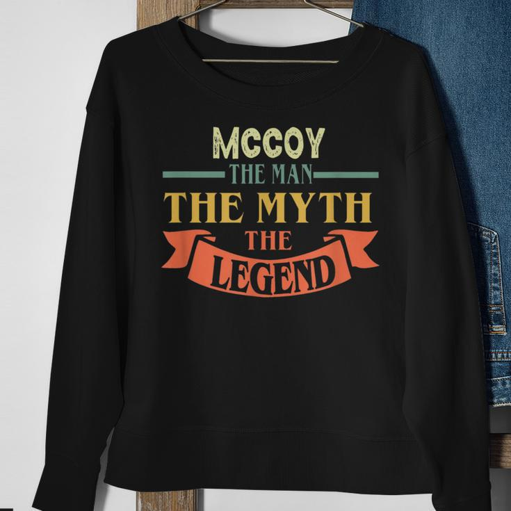 Mccoy The Man The Myth The Legend Custom Name Sweatshirt Gifts for Old Women