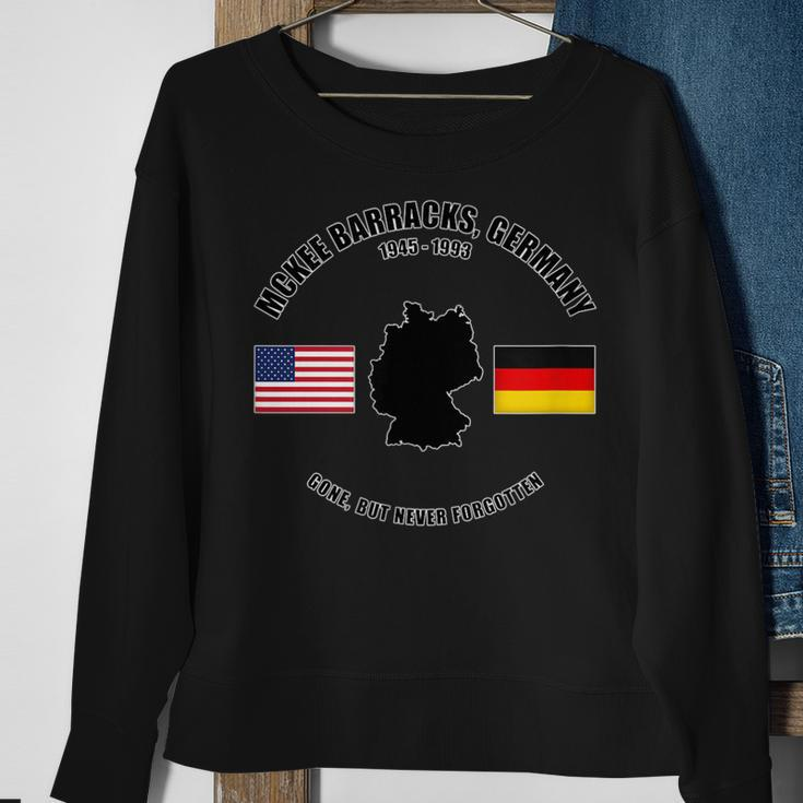 Mckee Barracks Germany Gone But Never Forgotten Veteran Sweatshirt Gifts for Old Women